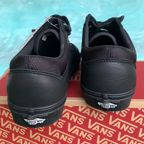 VANS OLD SKOOL V LEATHER Ballistic/Black WMNS - Picture 12 of 17